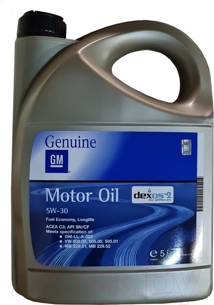GENERAL MOTORS Motor oil Украина