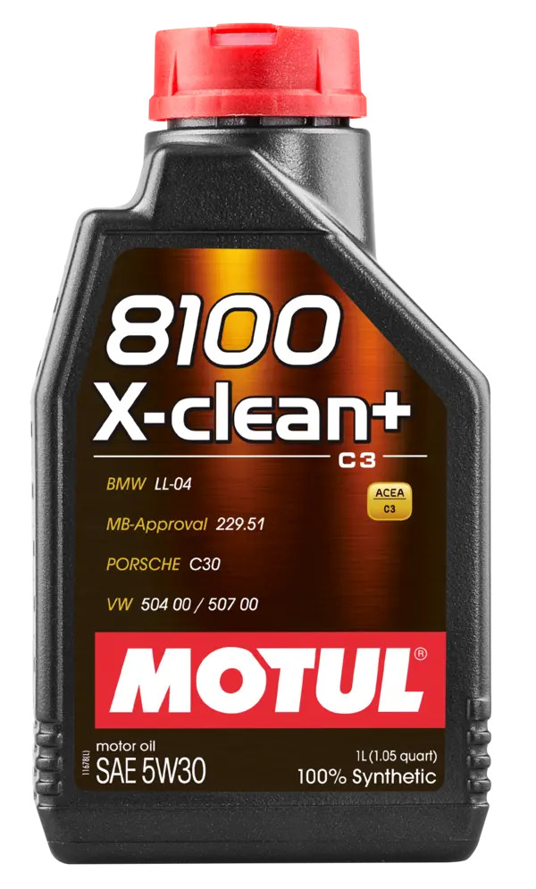Motul 8100 X-Clean+ 5W-30, 1 l Украина