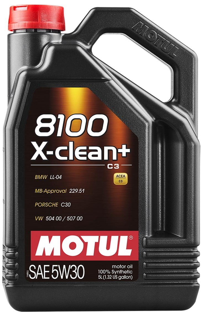 Motul 8100 X-Clean+ 5W-30, 5 l Украина