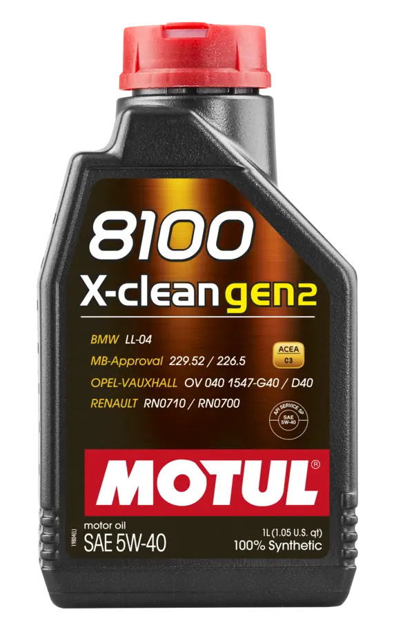 Motul 8100 X-CLEAN 5W-40 Gen2, 1 l. Украина