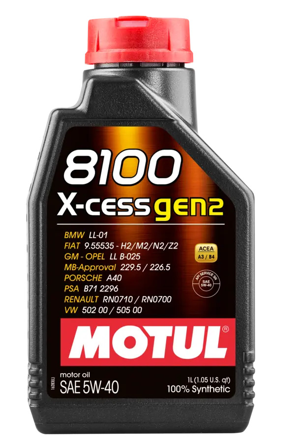 Motul 8100 X-Cess Gen2 5W-40, 1 l Украина