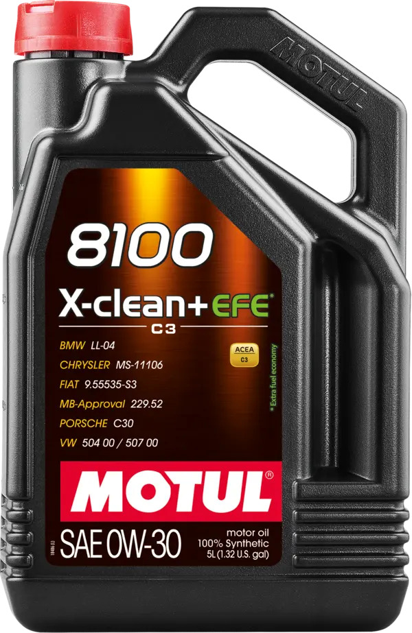 MOTUL 8100 X-CLEAN + EFE 0W-30, 5 l. Украина