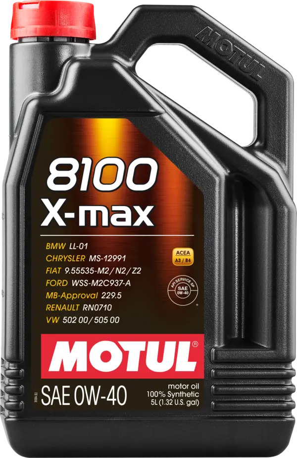 MOTUL 8100 X-MAX 0W-40, 5l Украина