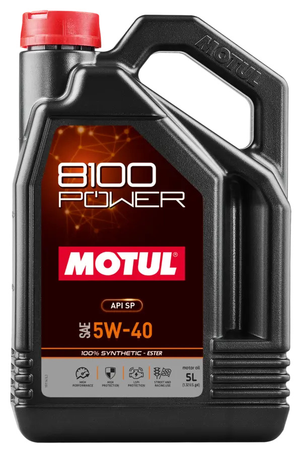 MOTUL 8100 POWER 5W-40, 5l Украина